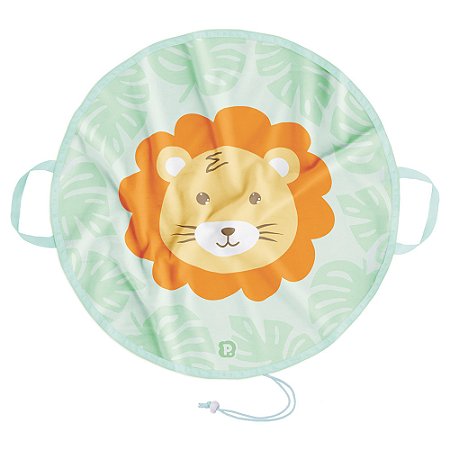 Tapete Impermeável Introdução Alimentar Leão Verde Pimpolho