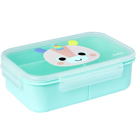 Lunchbox Com Divisórias Buba Zoo Unicórnio Buba