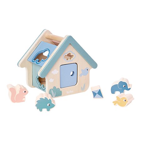Casinha De Encaixar Cloudy Brinquedo Interativo Buba