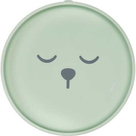 Pratinho Em Silicone Com Ventosa Gumy Verde Buba