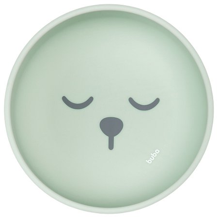 Bowl Em Silicone Com Ventosa Gumy Verde Buba