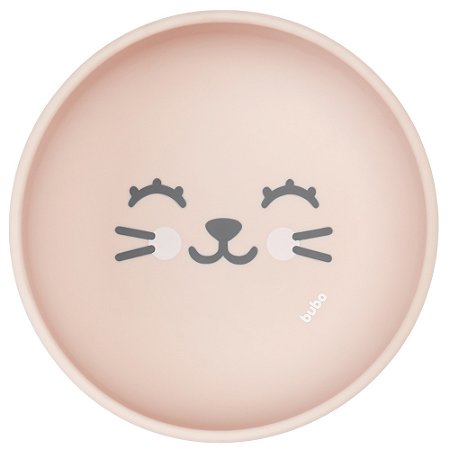 Bowl Em Silicone Com Ventosa Gumy Pêssego Buba