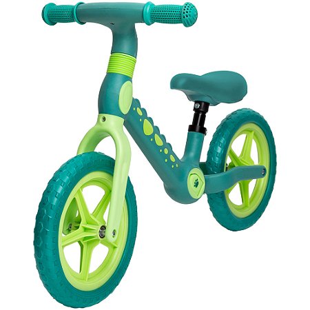 Bicicleta De Equilíbrio Dino Verde Buba