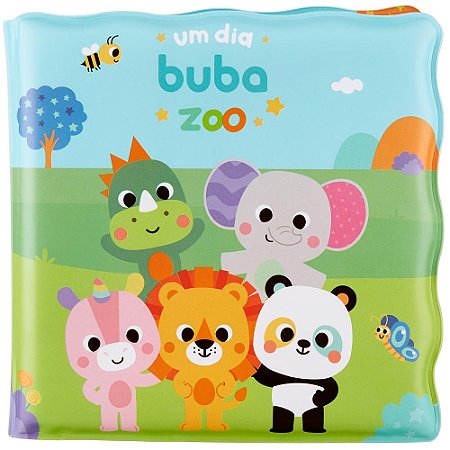 Livrinho De Banho Bebê E Infantil Divertido Buba Zoo