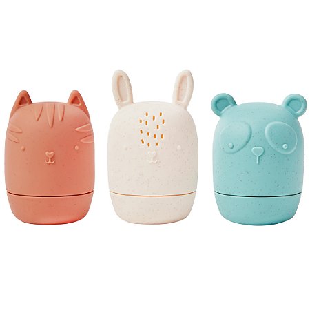 Bichinhos Para Banho Laváveis Em Silicone Brinquedo Buba