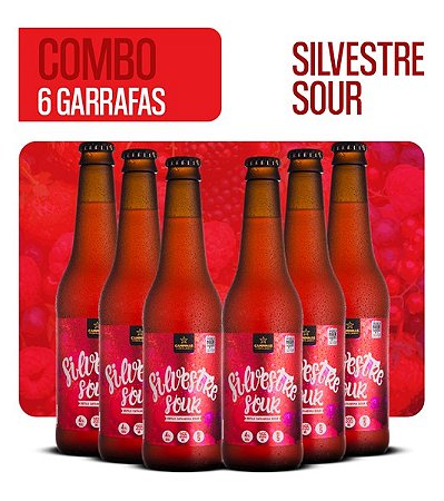 Pack de cerveja artesanal da CAMPINAS - 6 Silvestre Sour 355ml