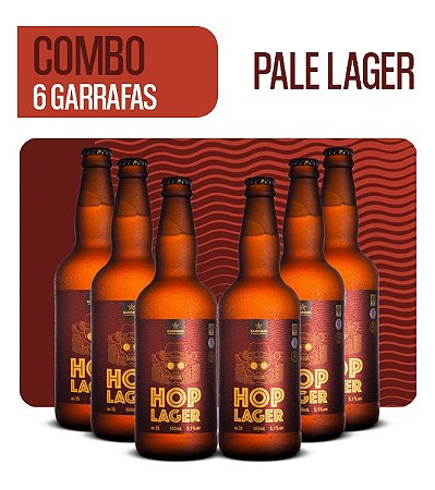 Pack de Cerveja Artesanal da CAMPINAS - 6 HOP Lager 500ml