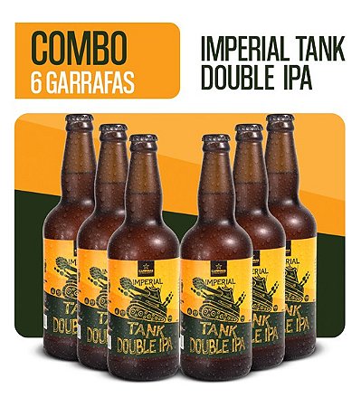 Pack de cerveja artesanal da CAMPINAS com 6 Imperial Tank IPA 500ml