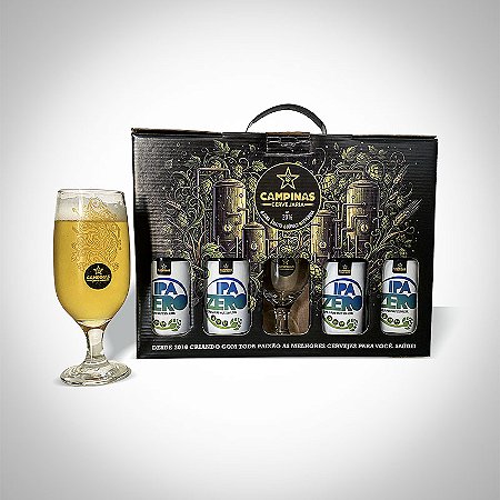 Kit Long Necks com Taça - IPA ZERO
