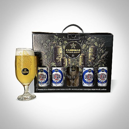 Kit Long Necks com Taça - ULTRA LAGER (Sem glúten)