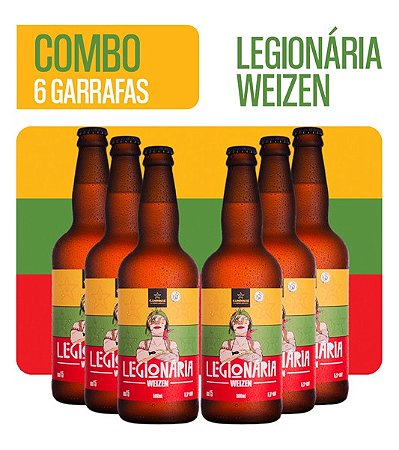 ESQUENTA CARNAVAL - Pack de cerveja artesanal da CAMPINAS - 6 Legionária Weizen - 500ml