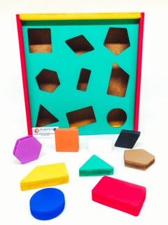 Passa Formas Geometricas 9 pçs