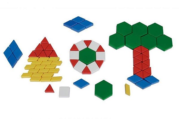 Mosaico Geométrico Em Plástico 100 Pçs