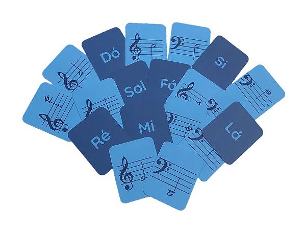 Jogo da Memória Musical - Clave de Sol e Clave de Fá