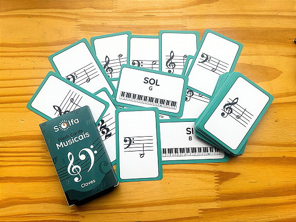 Flashcards Musical - Claves