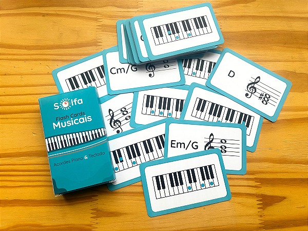 Flashcards Musical - Acordes Piano & Teclado