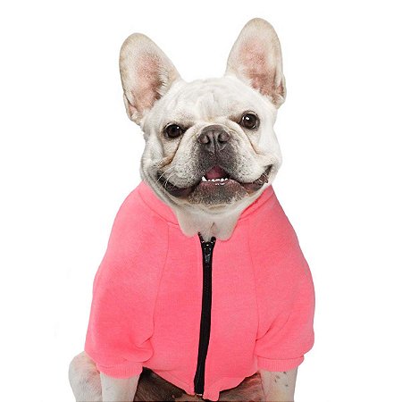 MOLETOM PARA CACHORROS "FLUOR PINK"