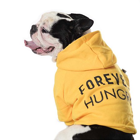 Moletom amarelo para cachorros "Forever" - POP DOG