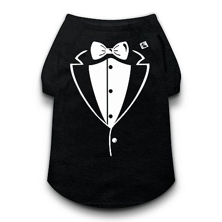 CAMISETA PARA CACHORROS "TUXEDO"