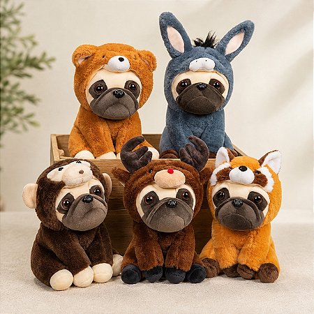 Pelúcia Pug bichinhos