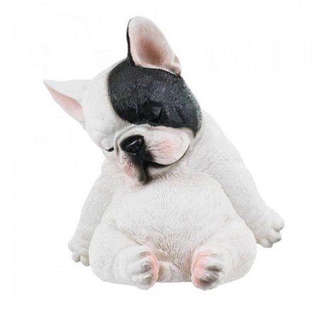 Escultura bulldog francês dormindo