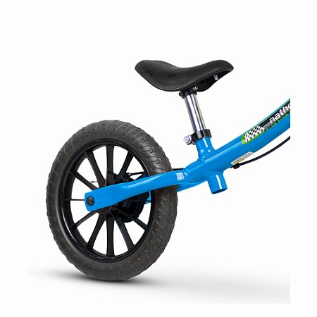 Bicicleta Infantil Nathor Sem Pedal Equilíbrio Balance Azul