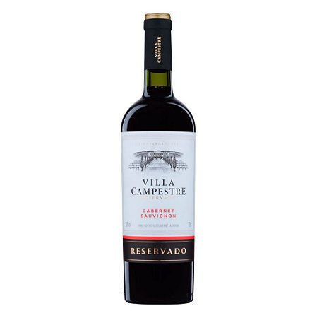 Vinho Fino Tinto Seco Villa Campestre Cabernet Sauvignon 750 ML