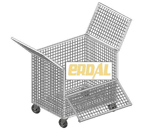 Carro Gaiola tipo Container