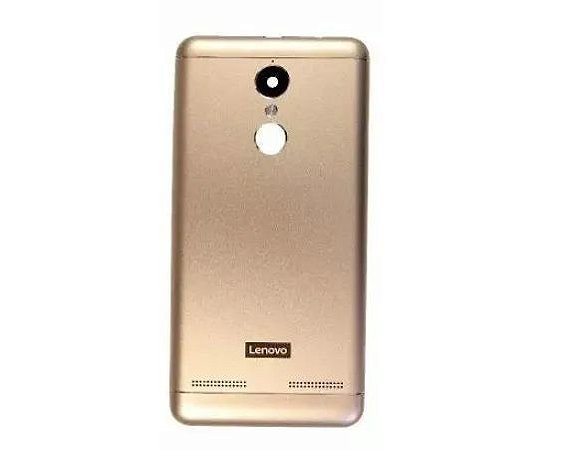 TAMPA DE BATERIA LENOVO K6 DOURADO COM LENTE - JMA DISTRIBUIDORA