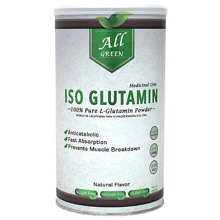 Iso Glutamin ( 400G - Glutamina ) All Green Labs