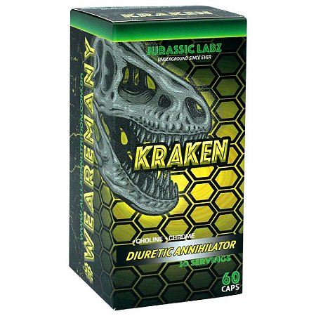 Kraken (Diurético + Cromo e Colina) 60 Caps - Jurassic Labz