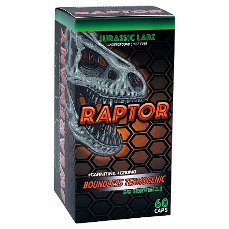 Raptor ( 60 Tabs - Termogênico ) Jurassic Labz