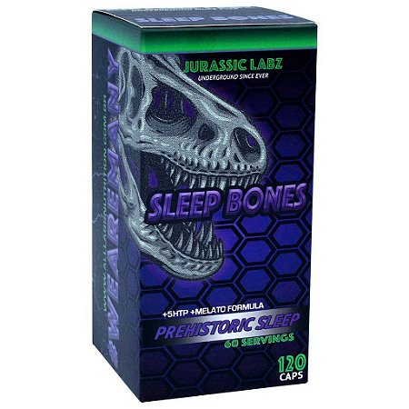 Sleep Bones (5HTP + Melato Formula) 120 Caps - Jurassic Labz