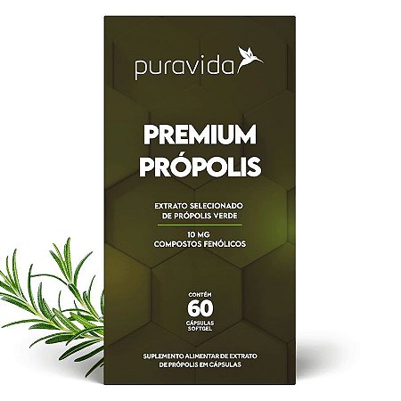 Premium Própolis ( 60 Caps ) PuraVida