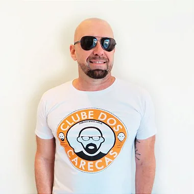 Camiseta Branca Clube dos Carecas