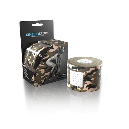 BANDAGEM ELASTICA 5.0CM X 5M CAMUFLADA - KINESIO SPORT