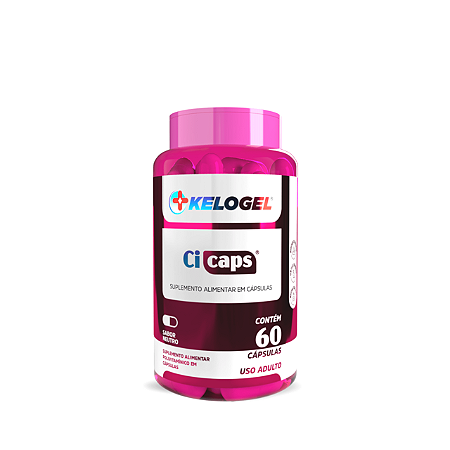KELOGEL- CICAPS SUPLEMENTACAO PARA CICATRIZACAO - 60 CAPS.