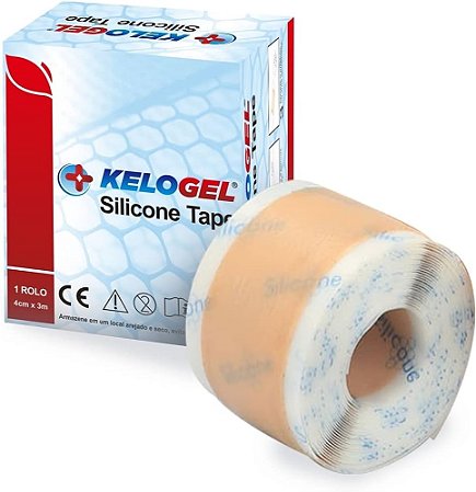 KELOGEL - FITA DE SILICONE TAPE HOSPITALAR - 4x3M