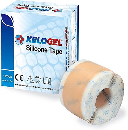KELOGEL - FITA DE SILICONE TAPE HOSPITALAR - 4x1,5m