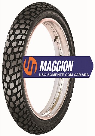 Pneu Dianteiro 60/100-17 St-6 Trail Cravo Uso Com Câmara Biz 100/125 Maggion