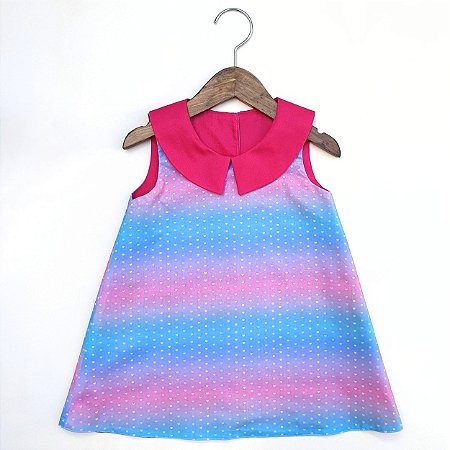VESTIDO LARA PINK CANDI COLOR CORAÇÕES