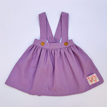 SALOPETE SIMPLES LILAS DE LINHO MISTO