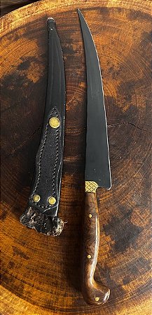 Faca Fileteira Fosfatizada inox 9 "