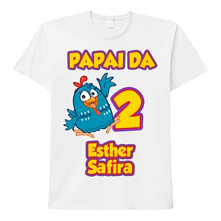 Camiseta Personalizada Aniversário Galinha Pintadinha - Siudas Arts  Produtos Personalizados