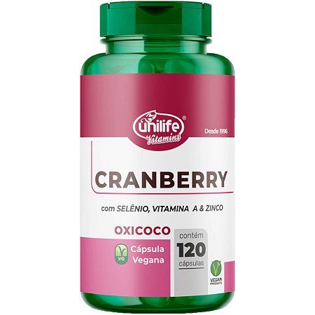 Cranberry 120 Cápsulas - Unilife