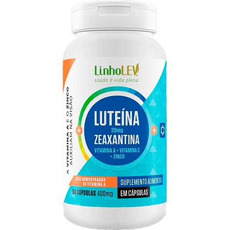 Luteína E Zeaxantina 60 Cápsulas Linho Lev