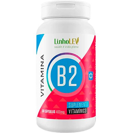 Vitamina B2 60 Cápsulas Linho Lev