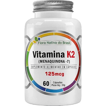 Vitamina K2 60 Cápsulas Flora Nativa