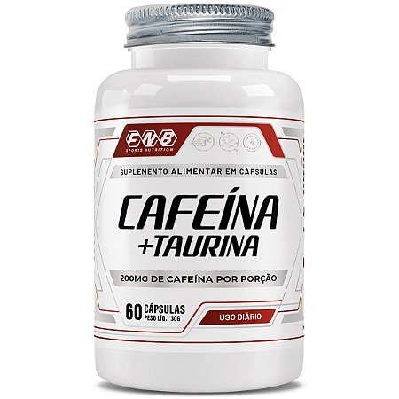 Cafeína e Taurina 60 Cápsulas Flora Nativa