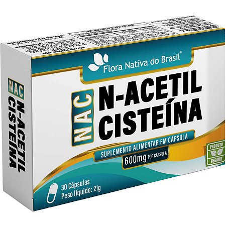 Nac Acetilcisteína 30 Cápsulas Flora Nativa